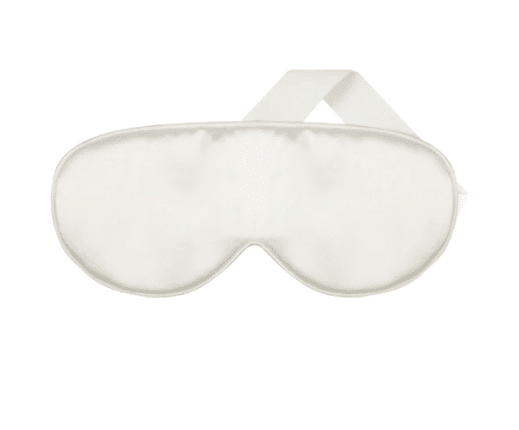 Silk Sleep Mask - White - 3 - Lehi, UT - RUMA Aesthetics