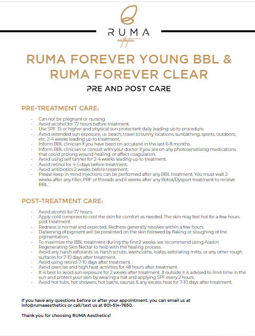 Ruma Pre And Post Care Forever