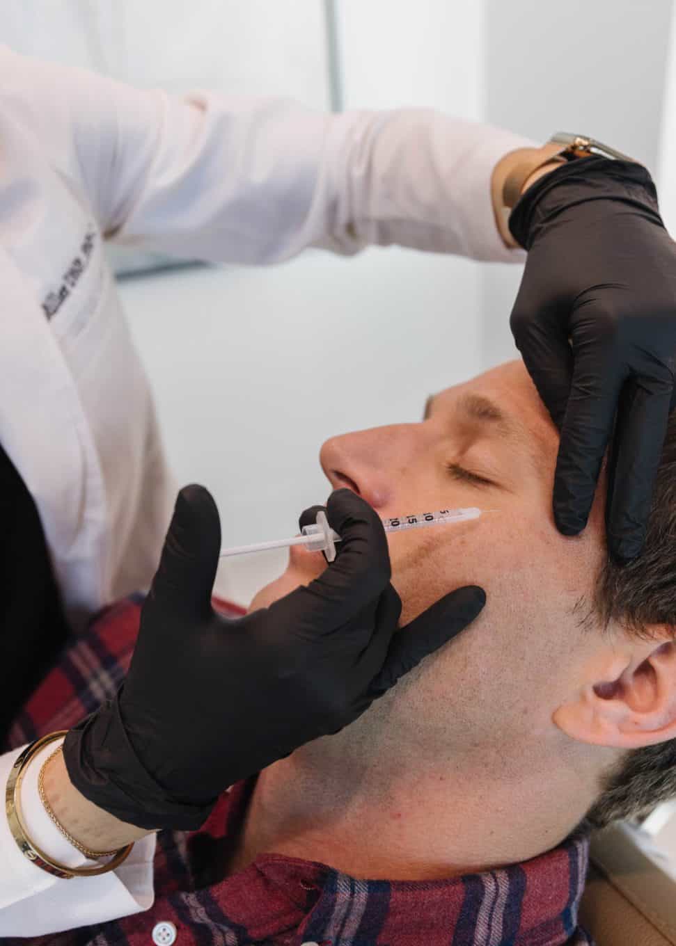 Man getting Botox And Dysport treatment in Lehi Utah | Ruma Aesthetics